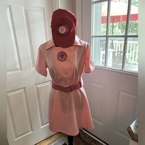 Rockford Peaches adult costume with accessories